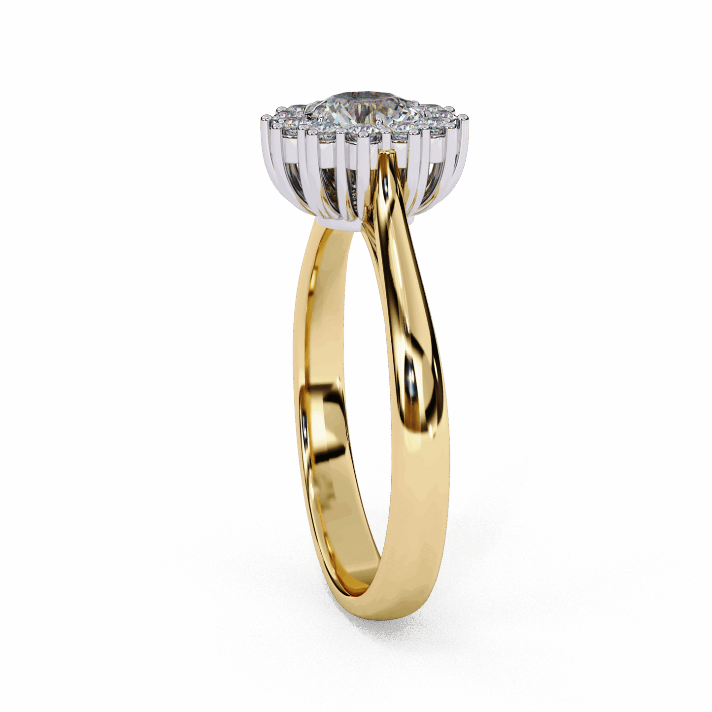 0.75 Carat Round Timeless Solitaire Ring in Moissanite | House of Estara