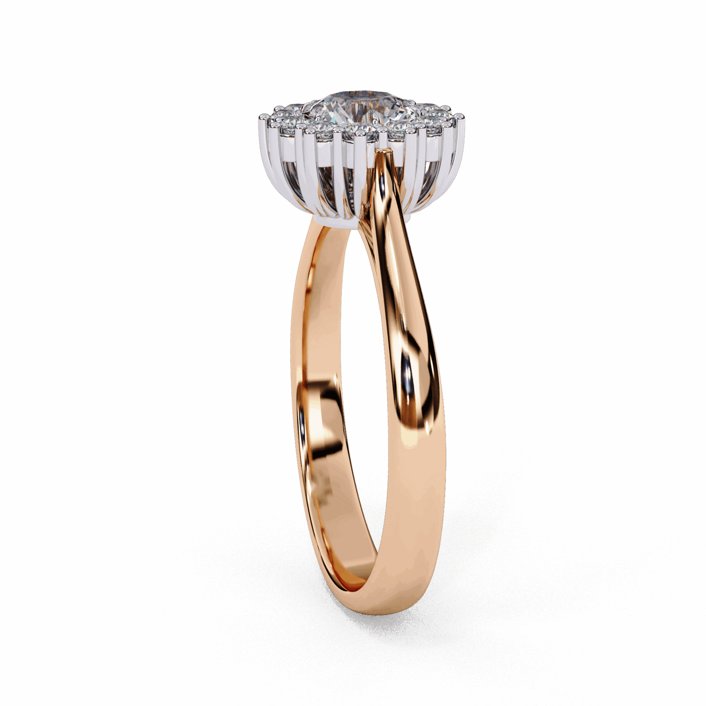 0.75 Carat Round Timeless Solitaire Ring in Moissanite | House of Estara