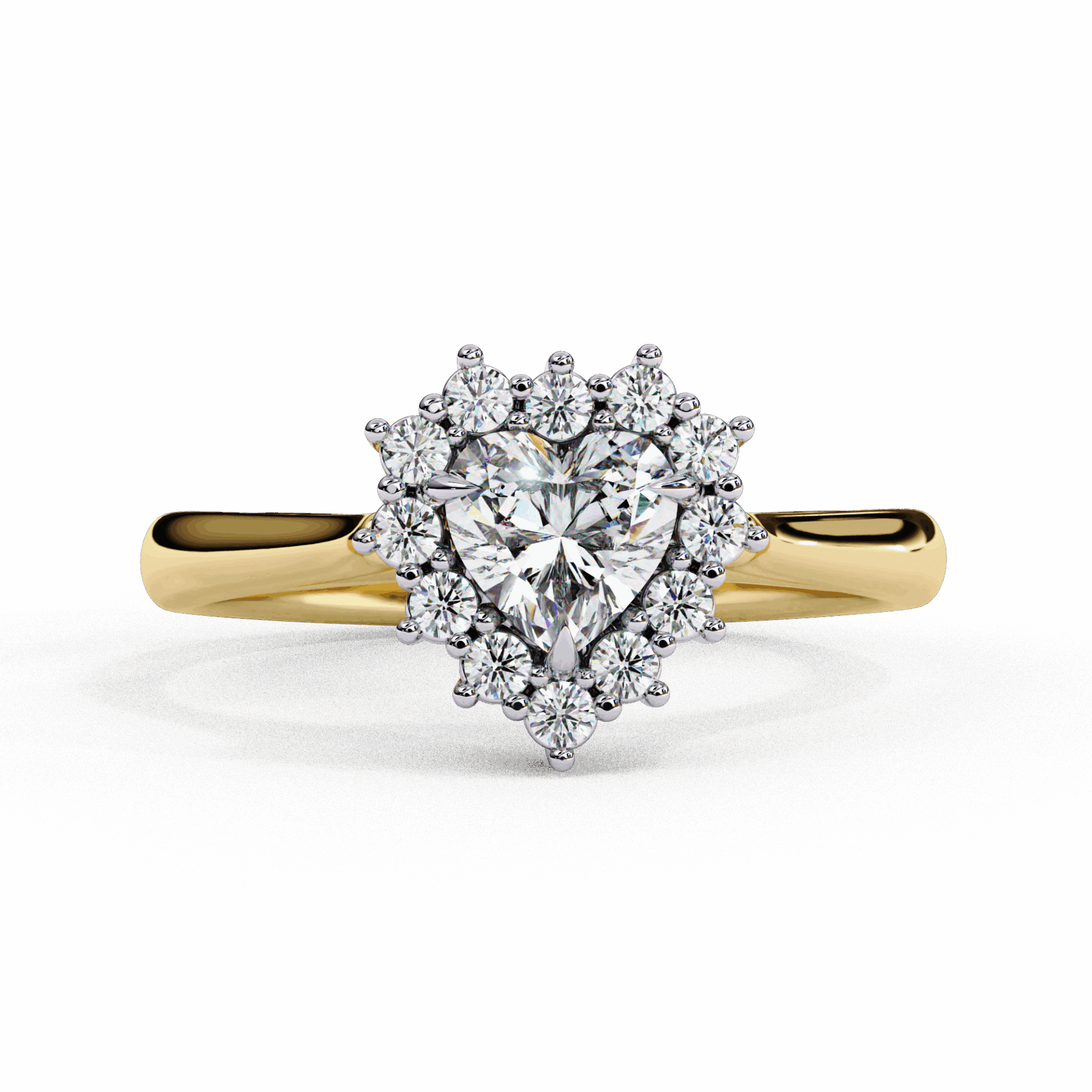 0.75 Carat Heart Timeless Solitaire Ring in Moissanite | House of Estara