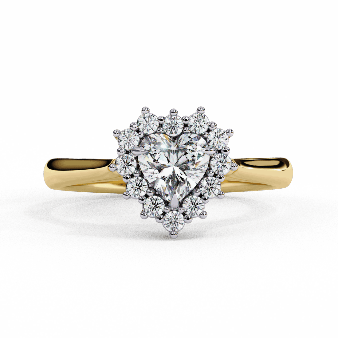 0.75 Carat Heart Timeless Solitaire Ring in Moissanite | House of Estara