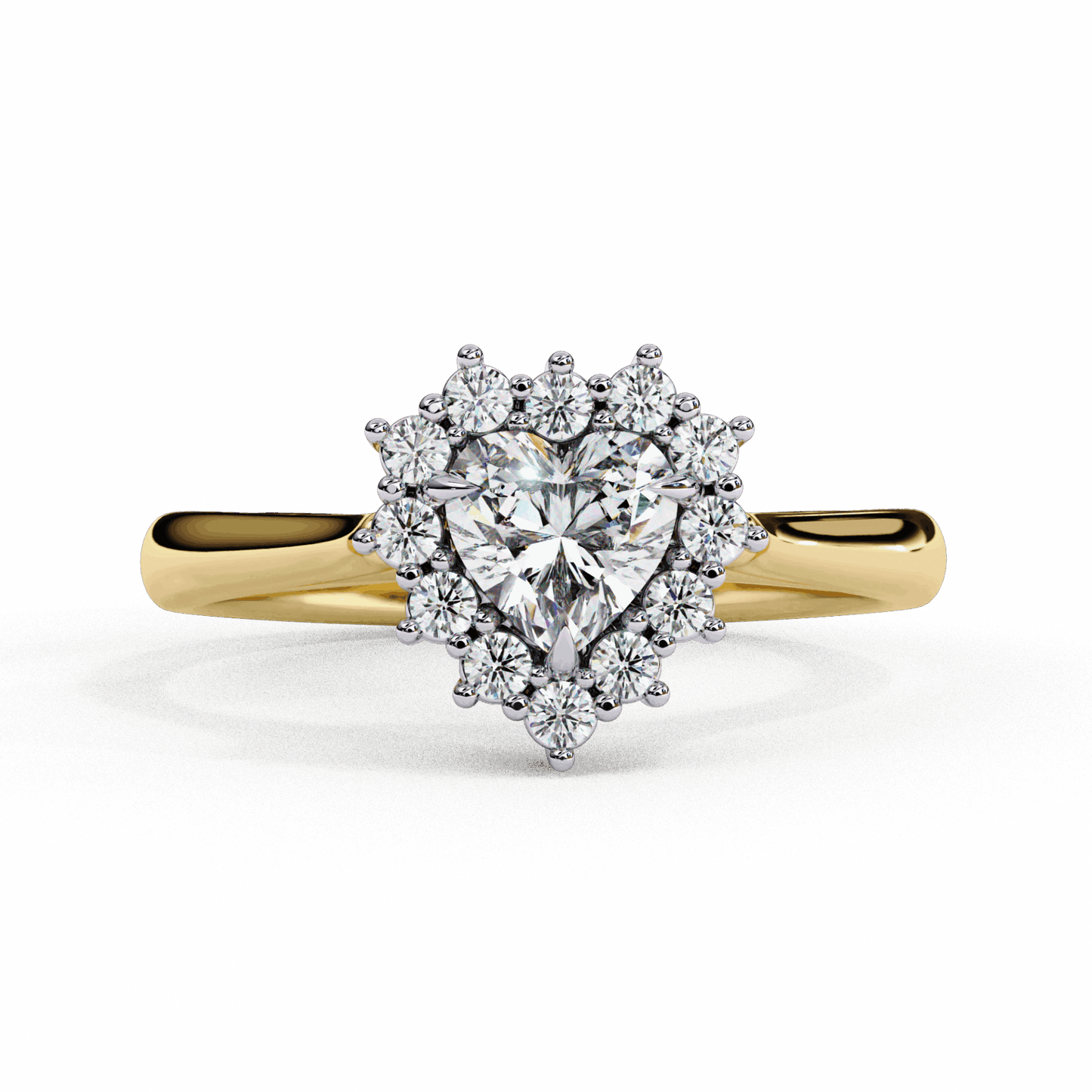0.75 Carat Heart Timeless Solitaire Ring in Moissanite | House of Estara