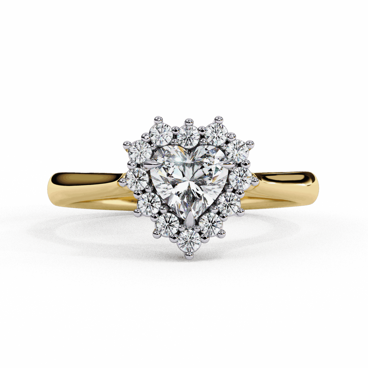 0.75 Carat Heart Timeless Solitaire Ring in Moissanite | House of Estara