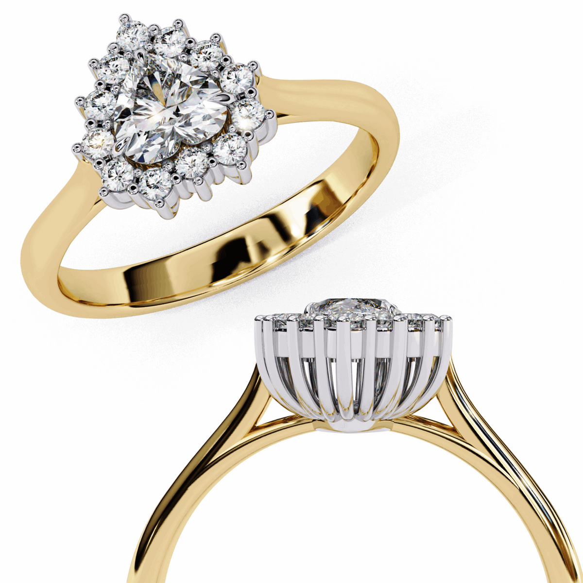 0.75 Carat Heart Timeless Solitaire Ring in Moissanite | House of Estara