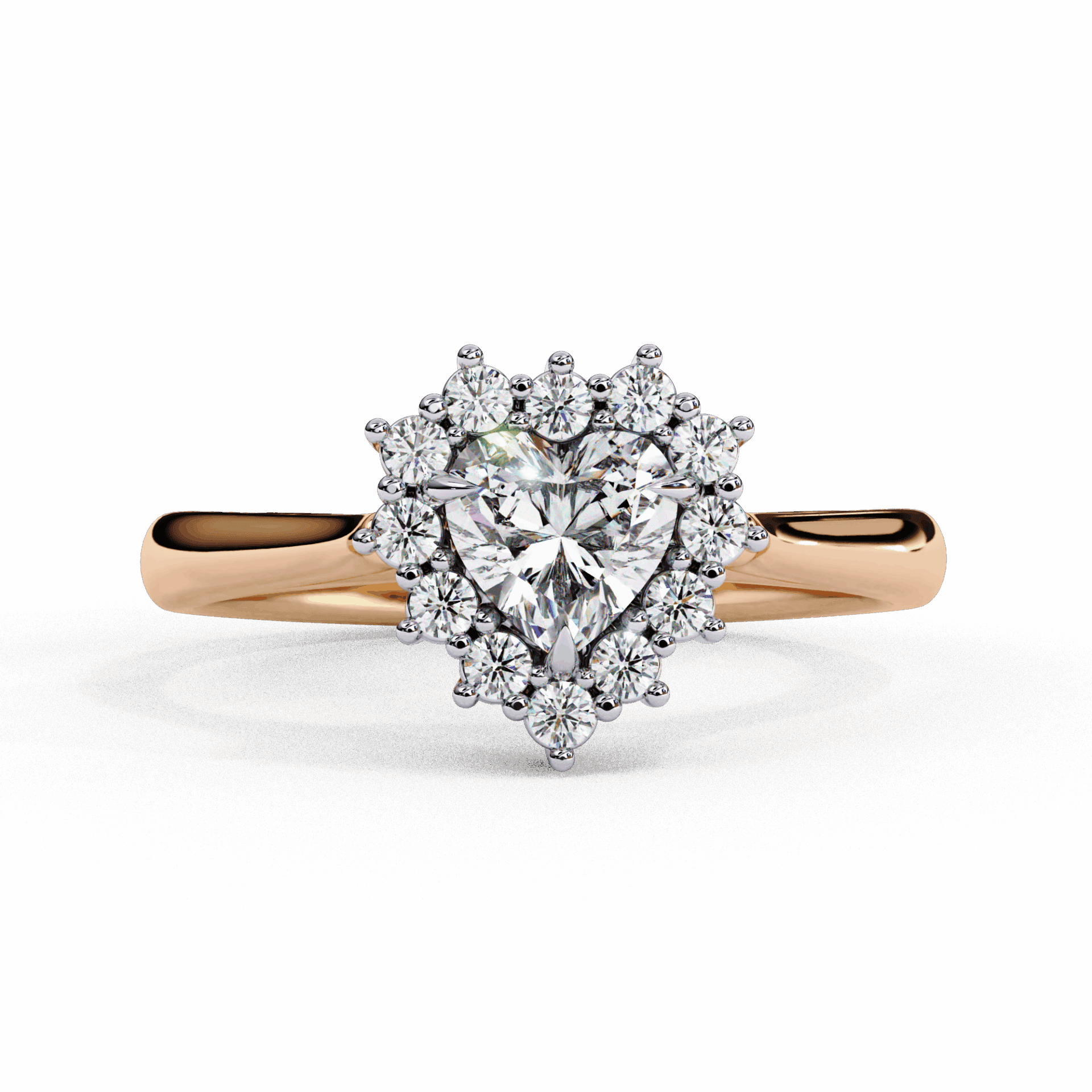 0.75 Carat Heart Timeless Solitaire Ring in Moissanite | House of Estara