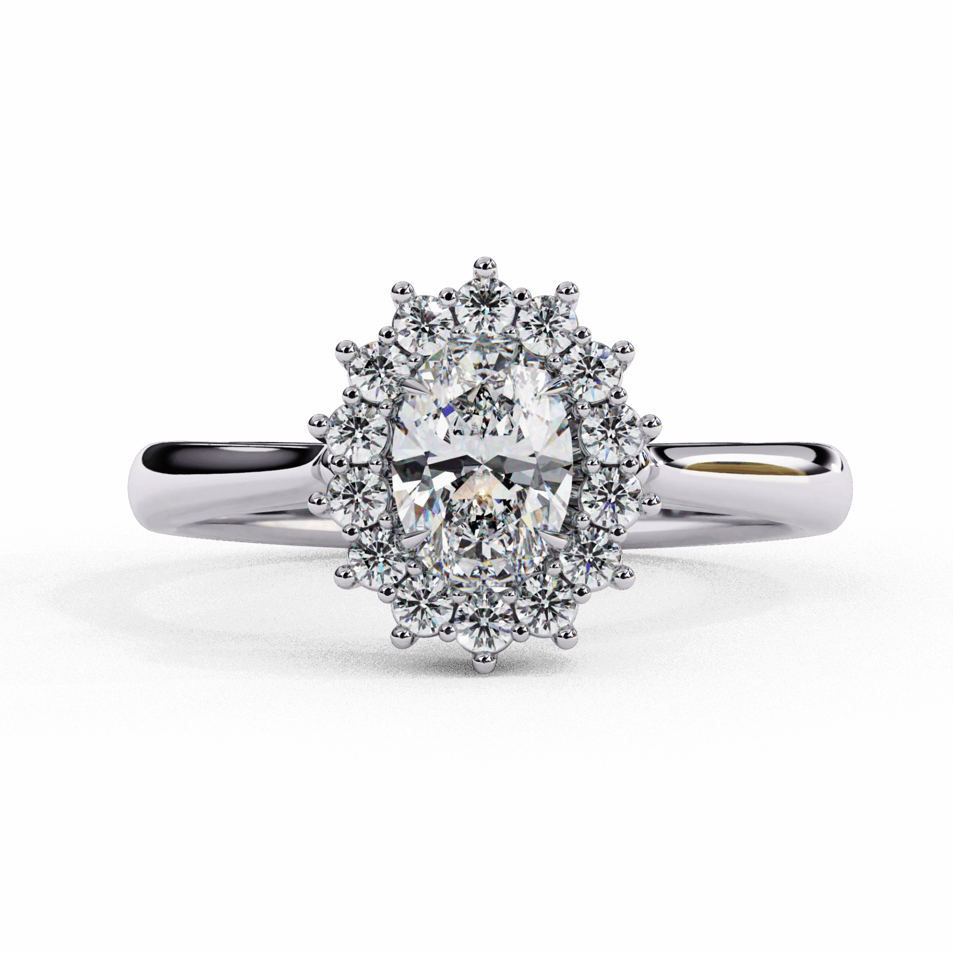 0.75 Carat Oval Timeless Solitaire Ring in Moissanite | House of Estara