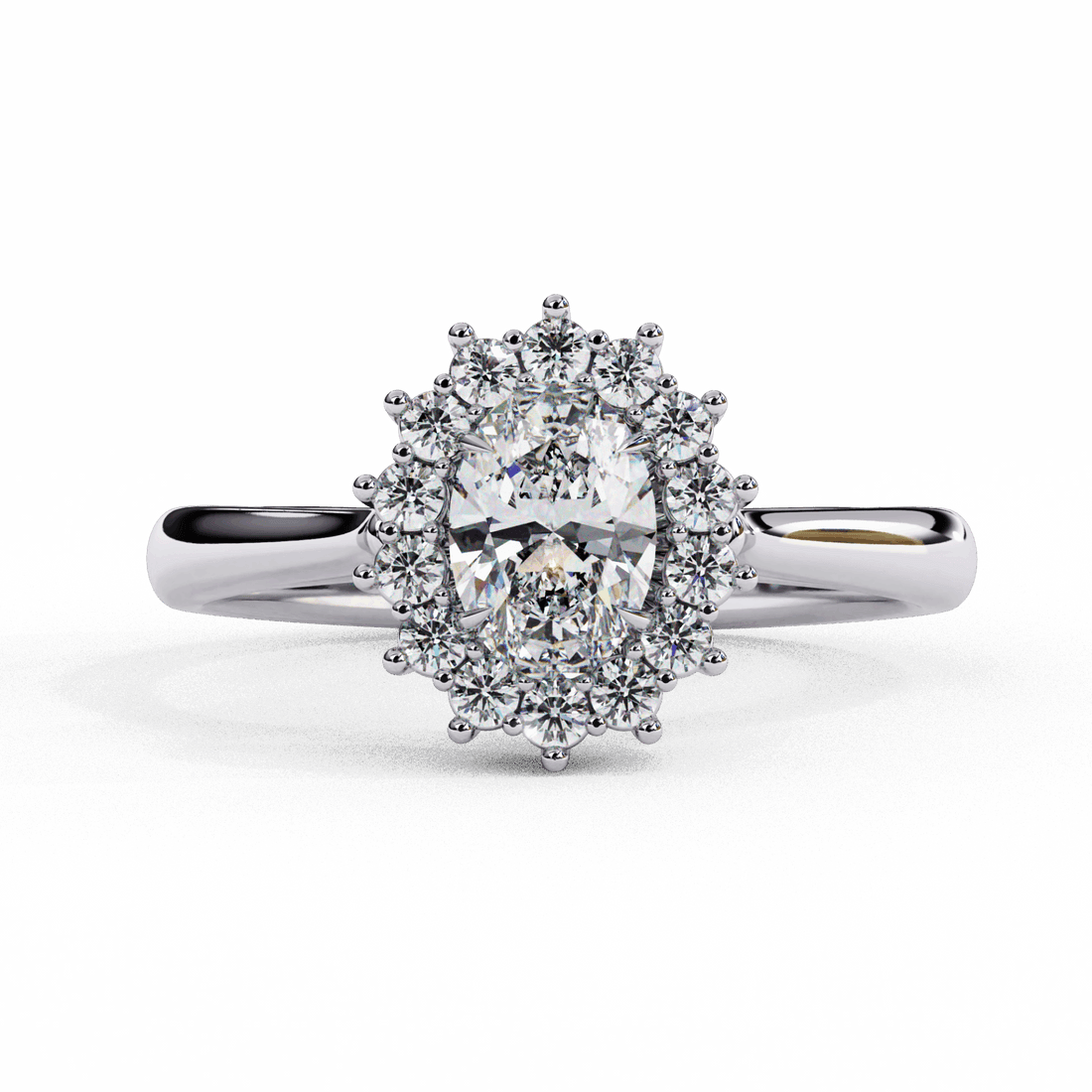 0.75 Carat Oval Timeless Solitaire Ring in Moissanite | House of Estara