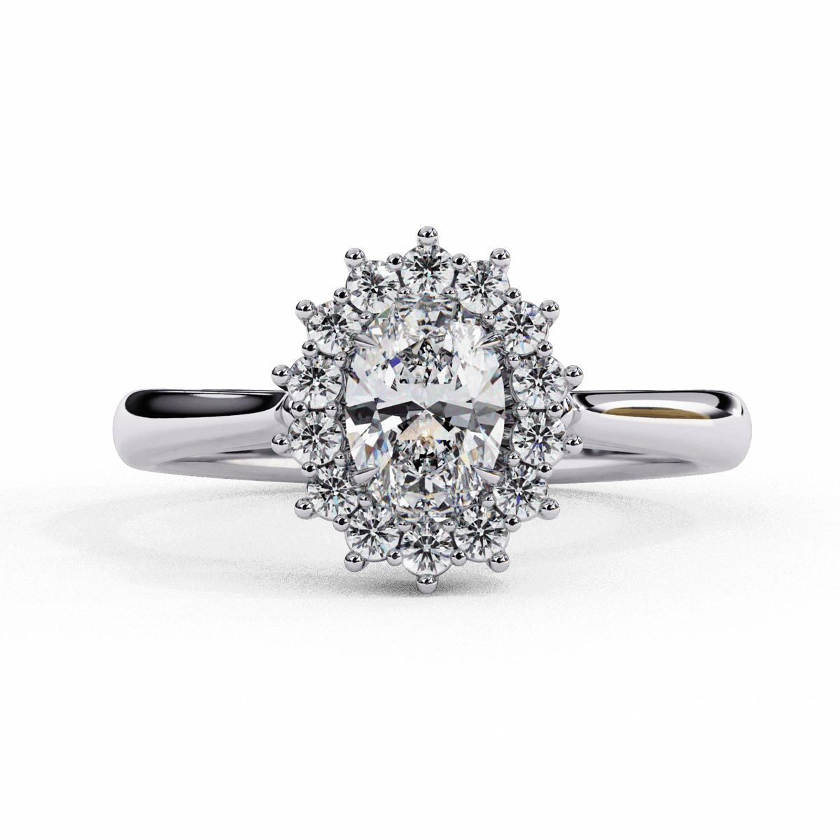 0.75 Carat Oval Timeless Solitaire Ring in Moissanite | House of Estara