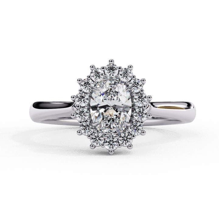 0.75 Carat Oval Timeless Solitaire Ring in Moissanite | House of Estara