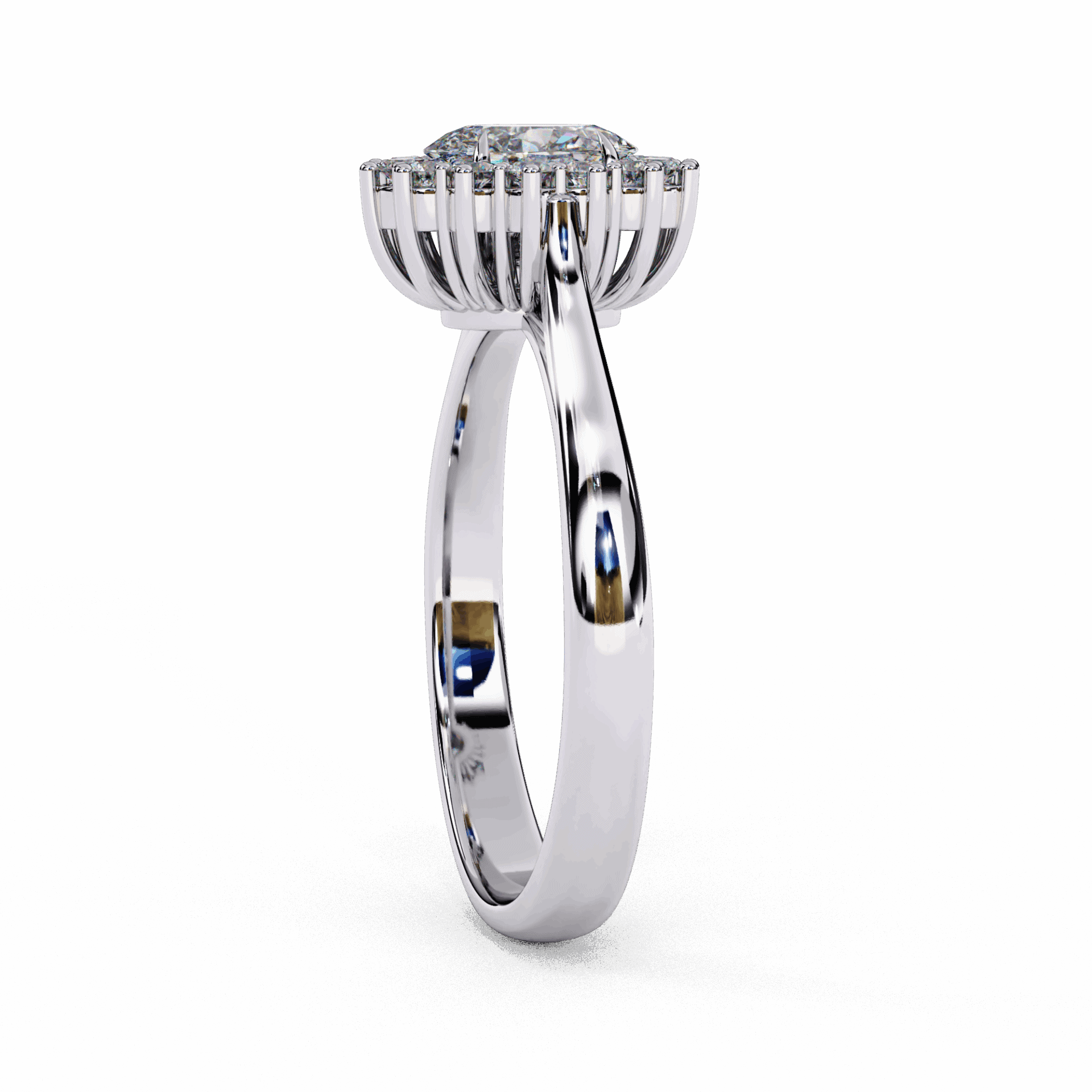 0.75 Carat Oval Timeless Solitaire Ring in Moissanite | House of Estara