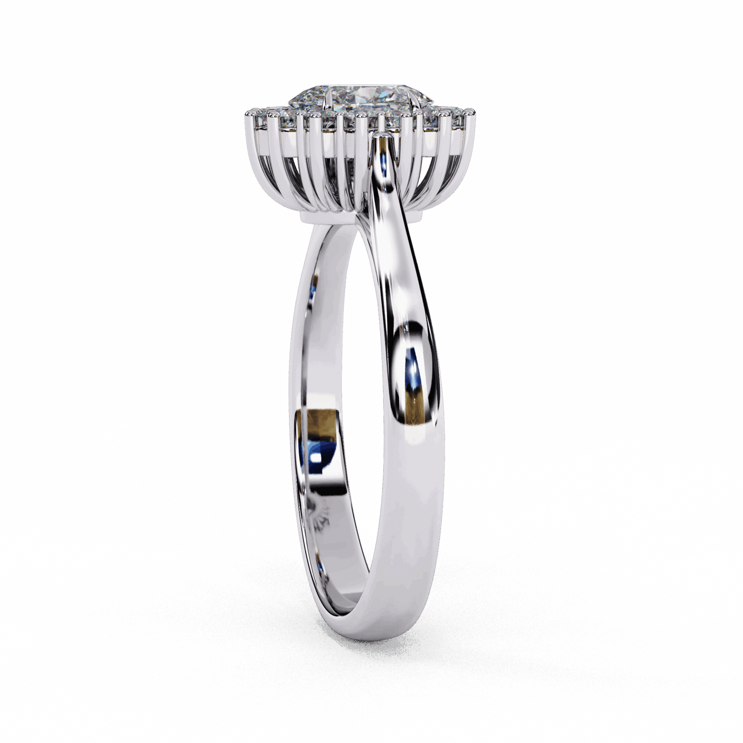 0.75 Carat Oval Timeless Solitaire Ring in Moissanite | House of Estara