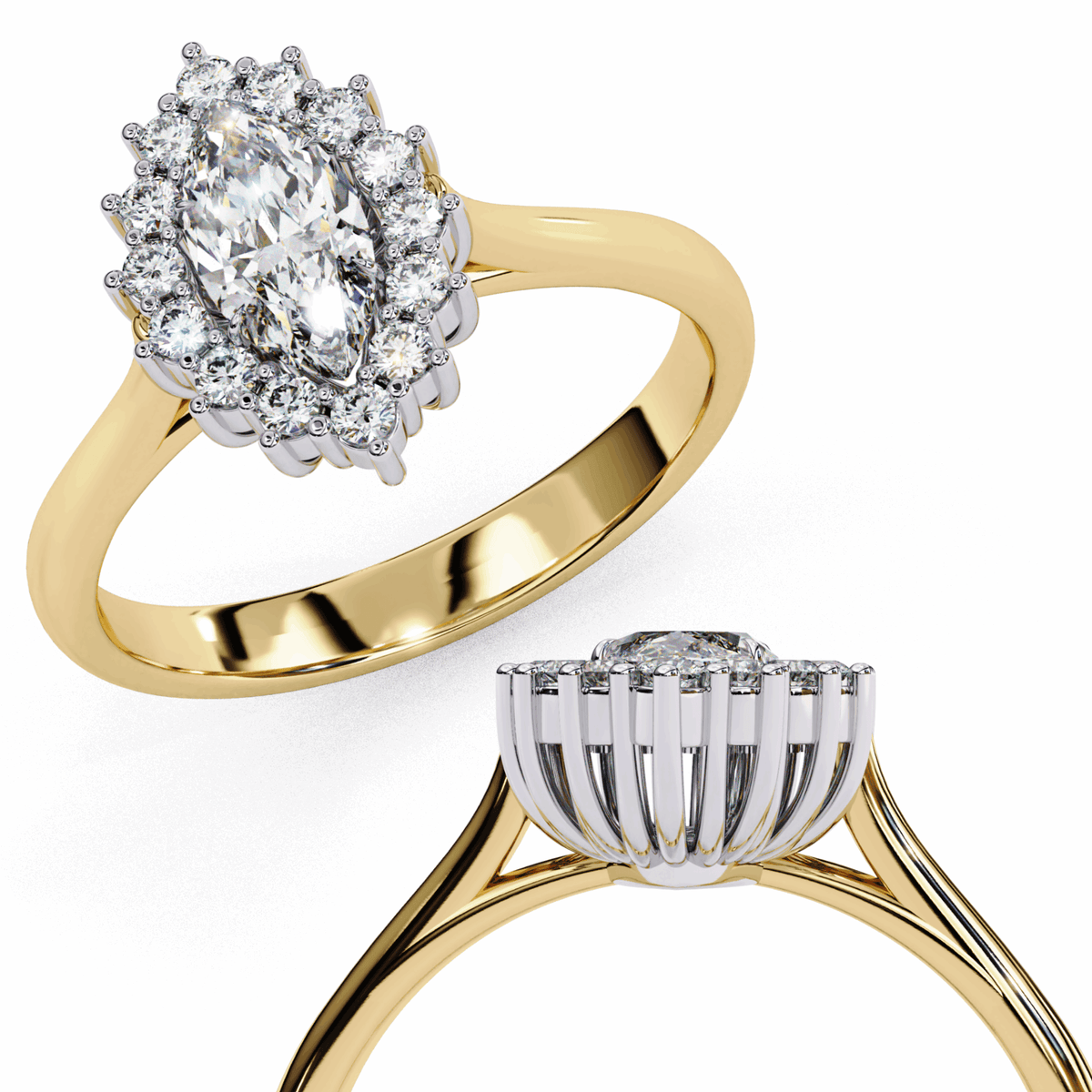 0.75 Carat Oval Timeless Solitaire Ring in Moissanite | House of Estara