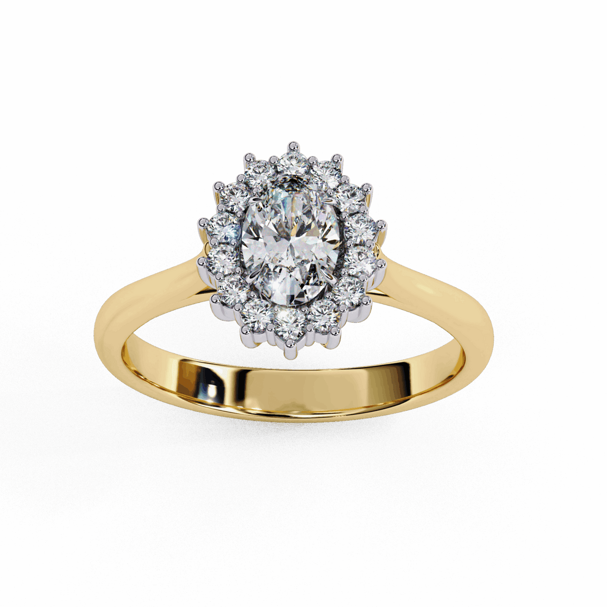 0.75 Carat Oval Timeless Solitaire Ring in Moissanite | House of Estara