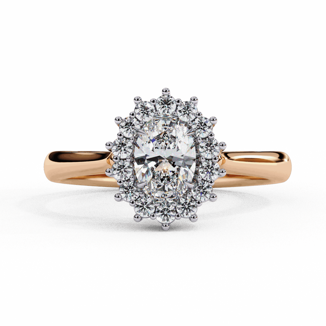 0.75 Carat Oval Timeless Solitaire Ring in Moissanite | House of Estara