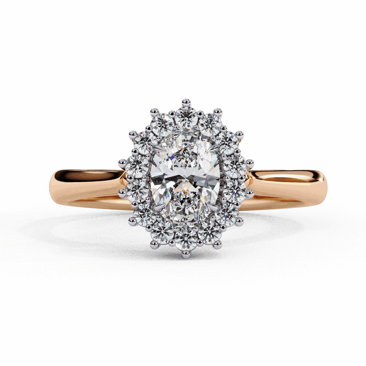 0.75 Carat Oval Timeless Solitaire Ring in Moissanite | House of Estara