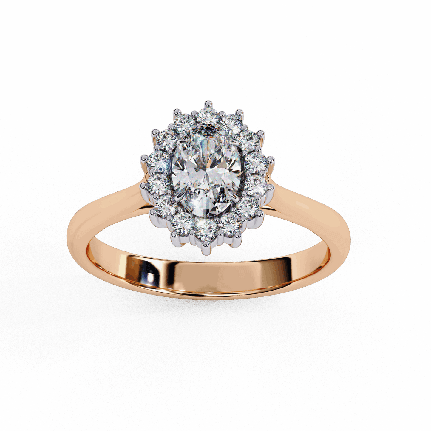 0.75 Carat Oval Timeless Solitaire Ring in Moissanite | House of Estara