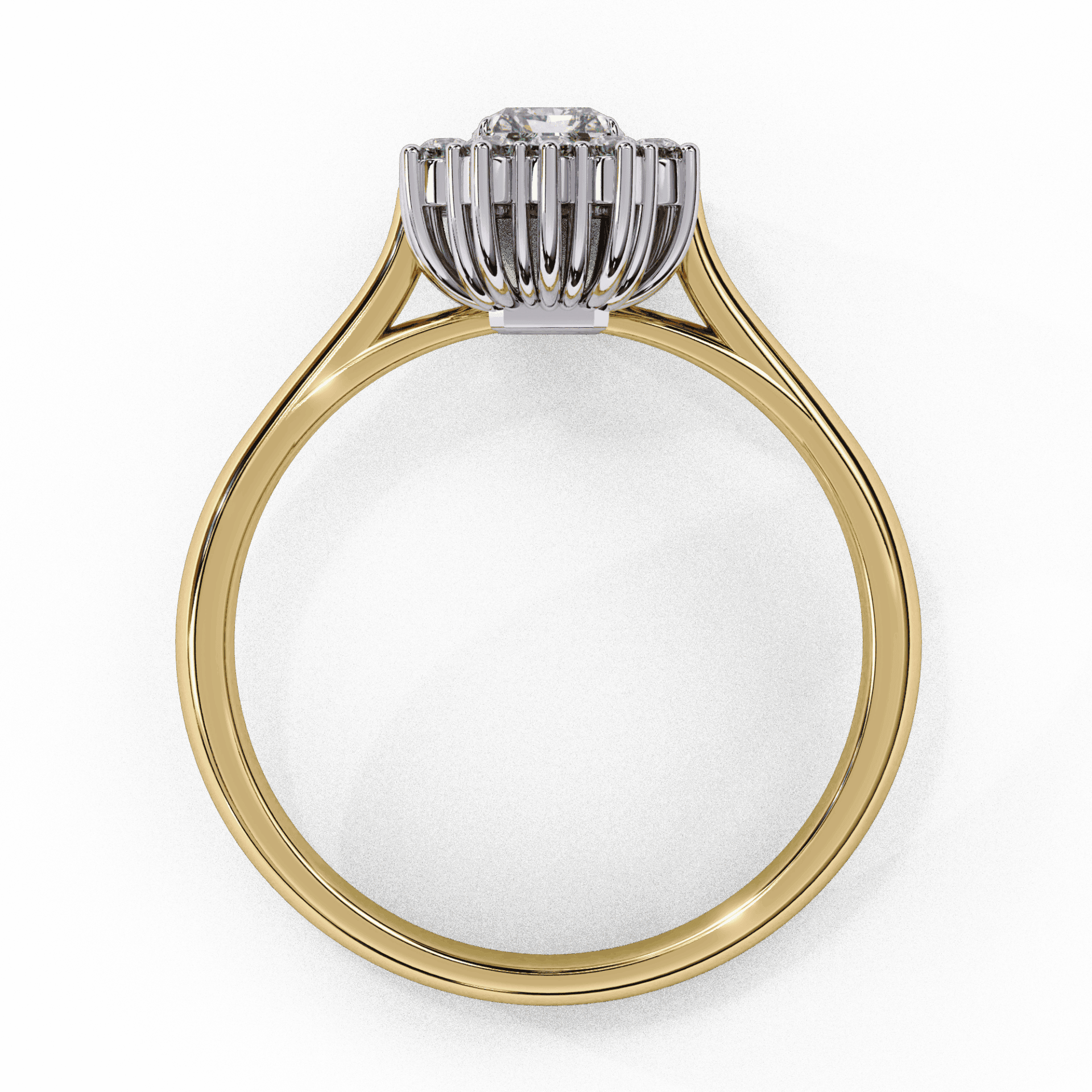 0.5 Carat Emerald Timeless Solitaire Ring in Moissanite | House of Estara