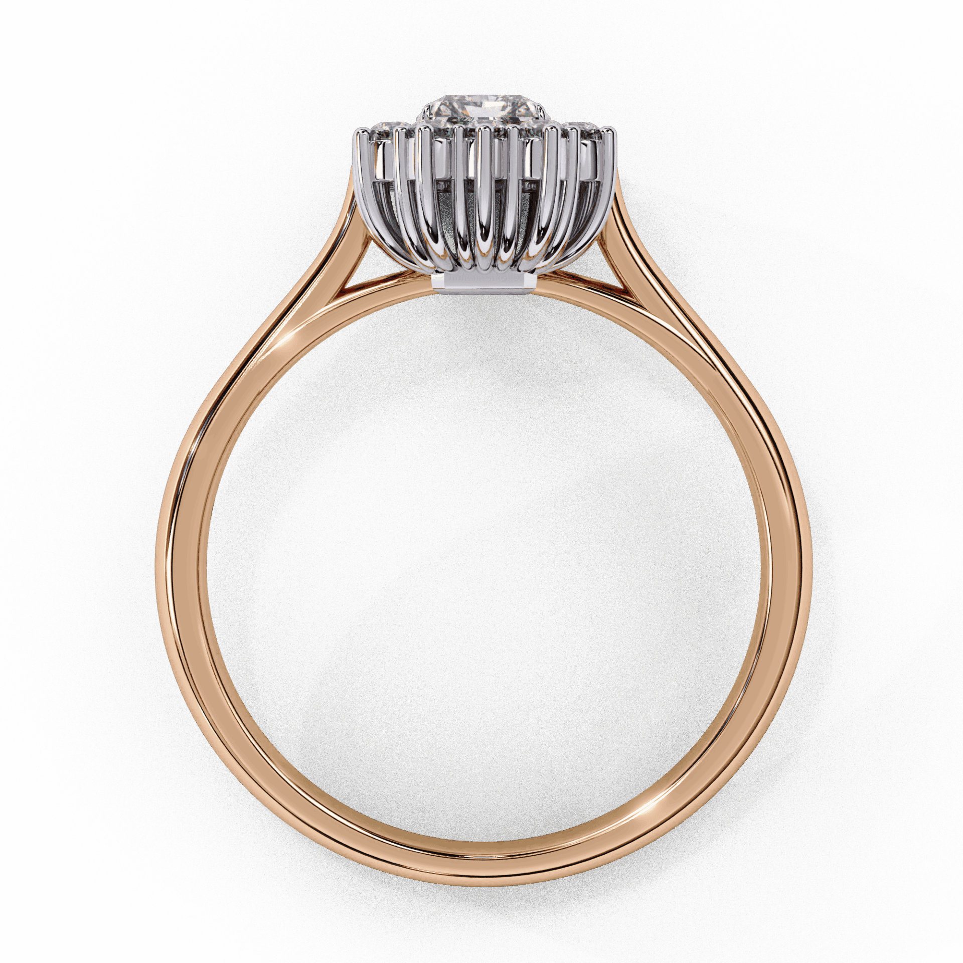0.5 Carat Emerald Timeless Solitaire Ring in Moissanite | House of Estara