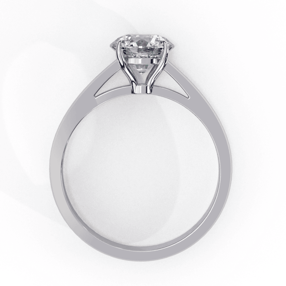 1.25 Carat Round Cut Solitaire Ring in Moissanite | House of Estara