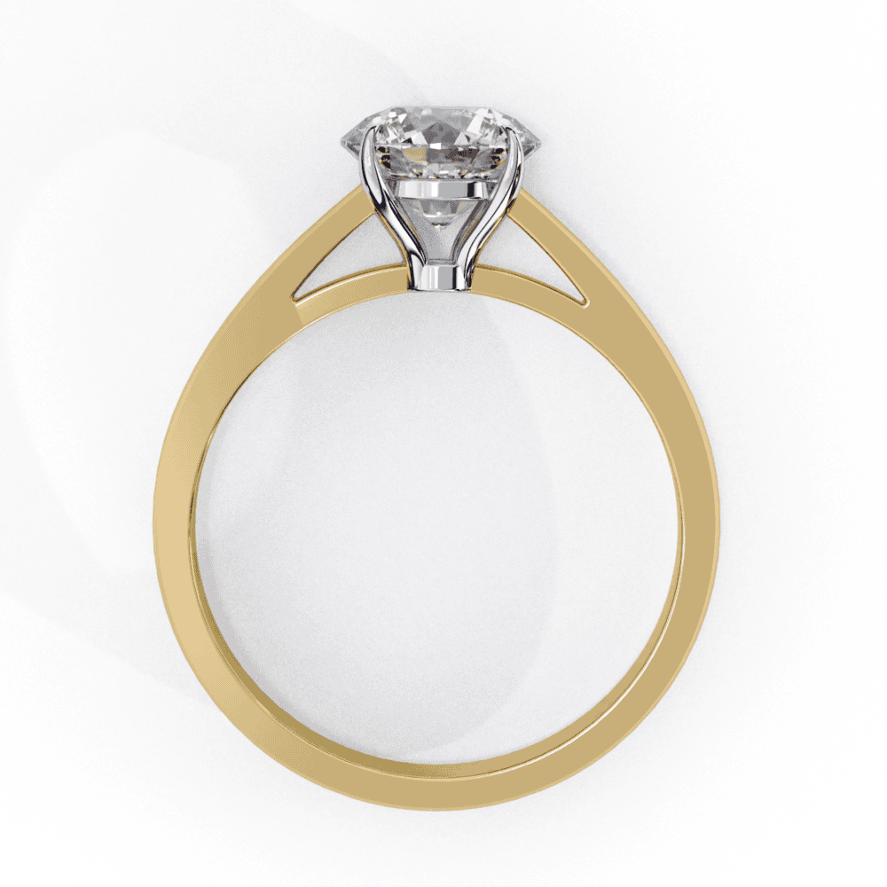 1.25 Carat Round Cut Solitaire Ring in Moissanite | House of Estara