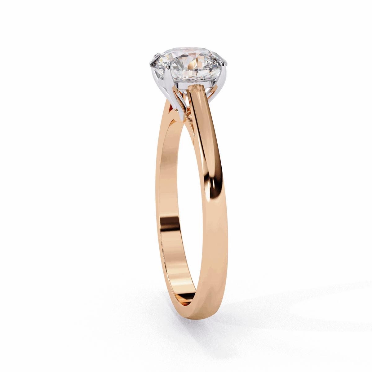 1.25 Carat Round Cut Solitaire Ring in Moissanite | House of Estara