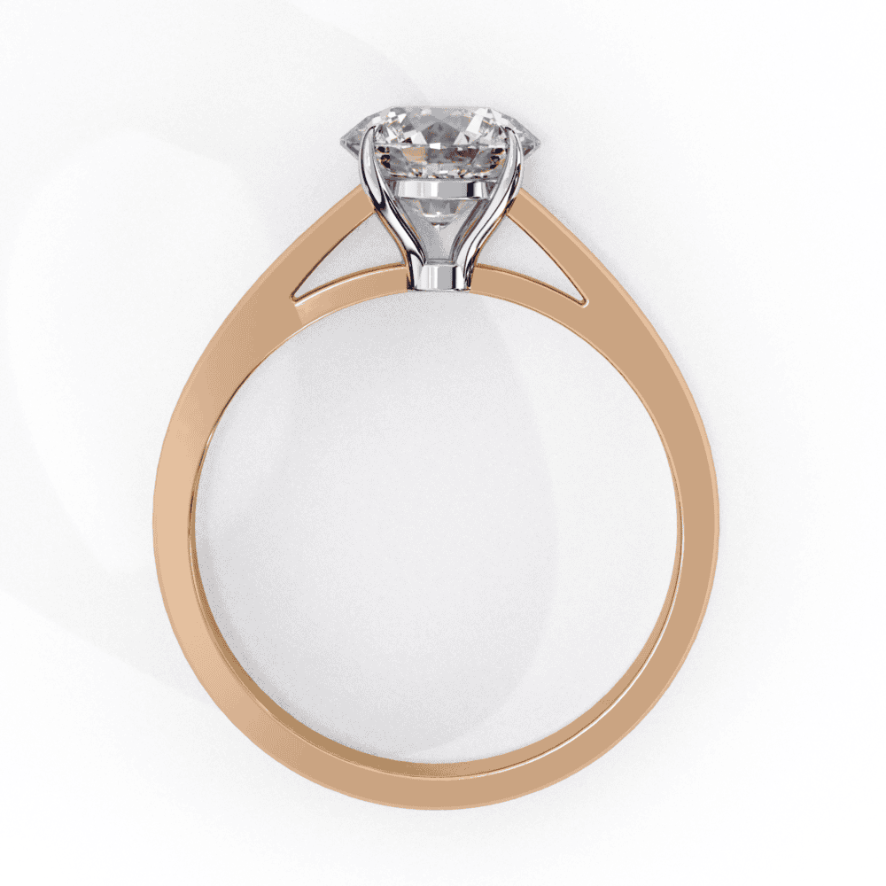 1.25 Carat Round Cut Solitaire Ring in Moissanite | House of Estara