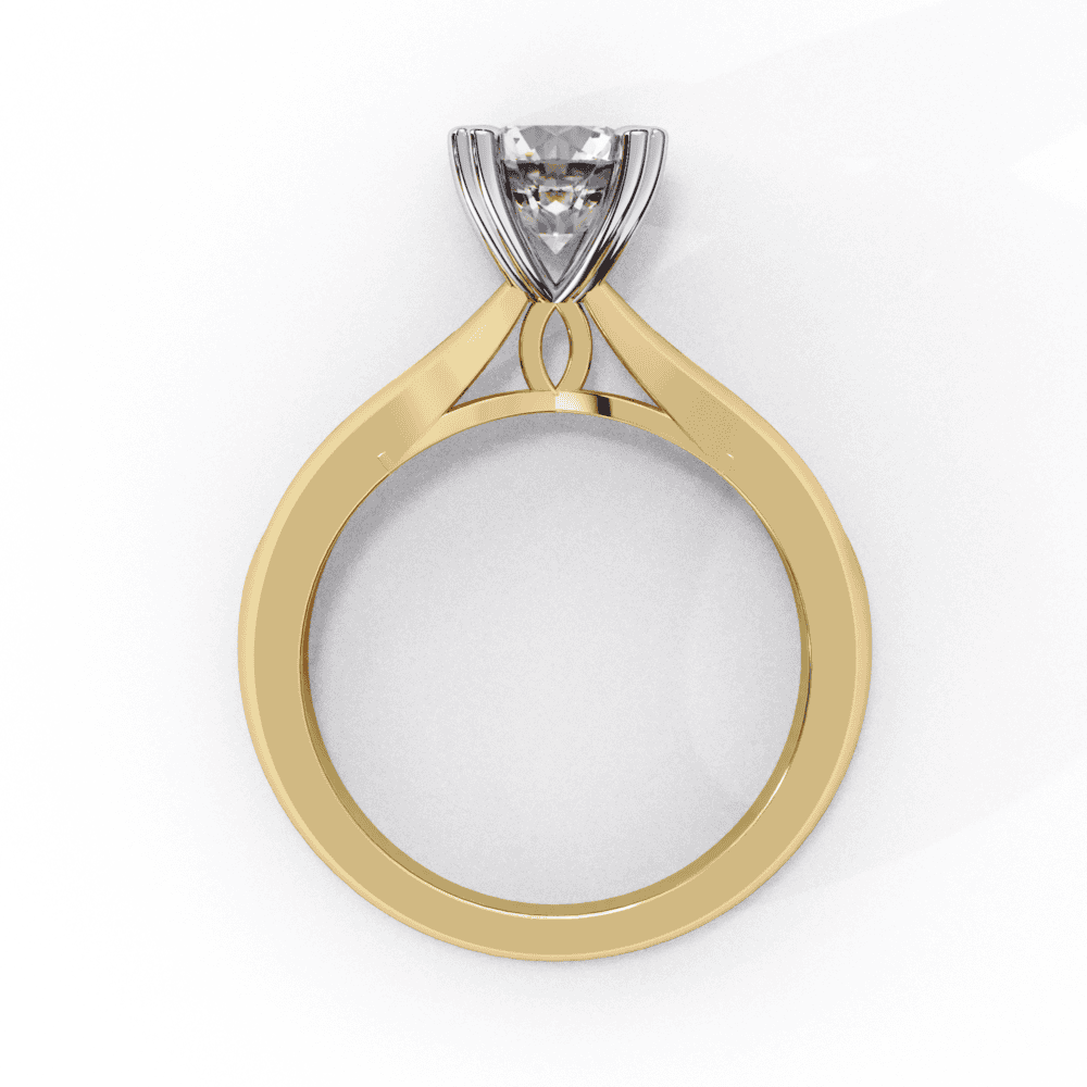 1.25 Carat Round Classic Solitaire Forever Band in Moissanite | House of Estara