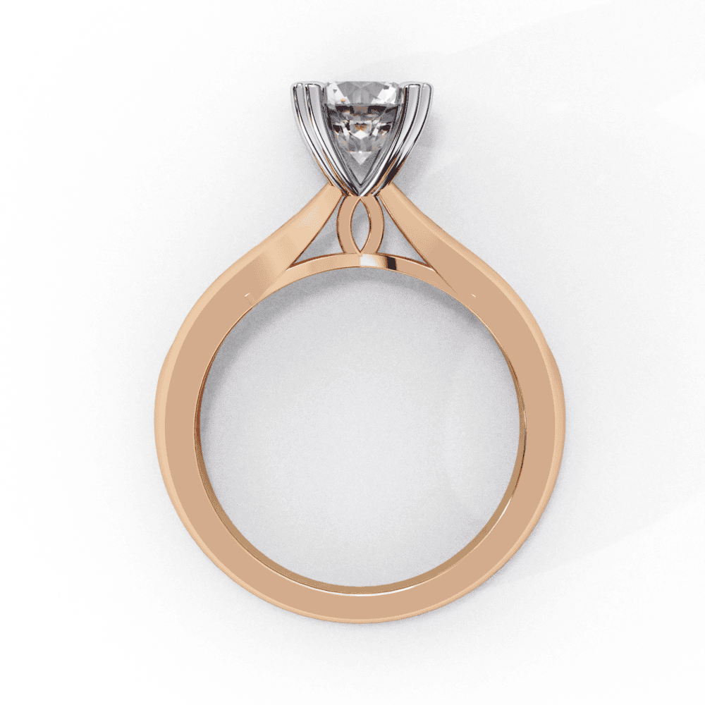 1.25 Carat Round Classic Solitaire Forever Band in Moissanite | House of Estara
