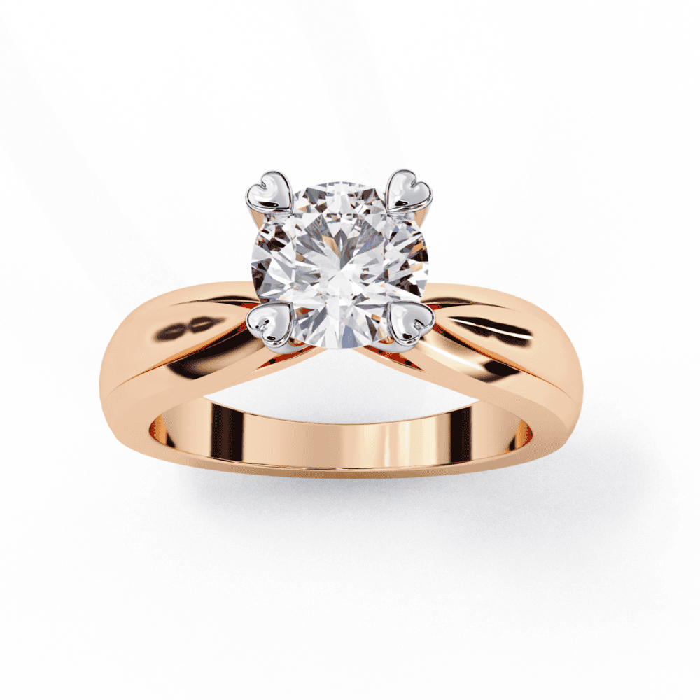 1.25 Carat Round Classic Solitaire Forever Band in Moissanite | House of Estara