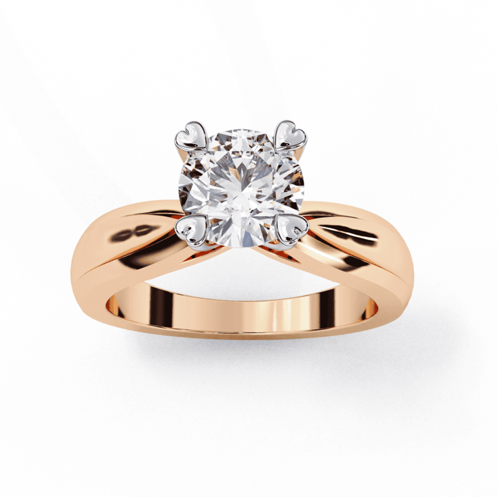 1.25 Carat Round Classic Solitaire Forever Band in Moissanite | House of Estara