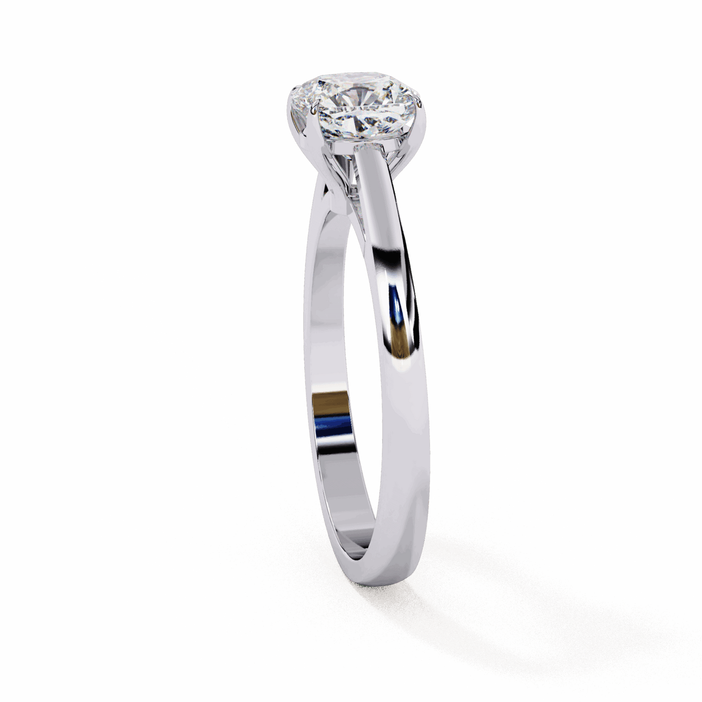 1.5 Carat Cushion Cut Solitaire Ring in Moissanite | House of Estara