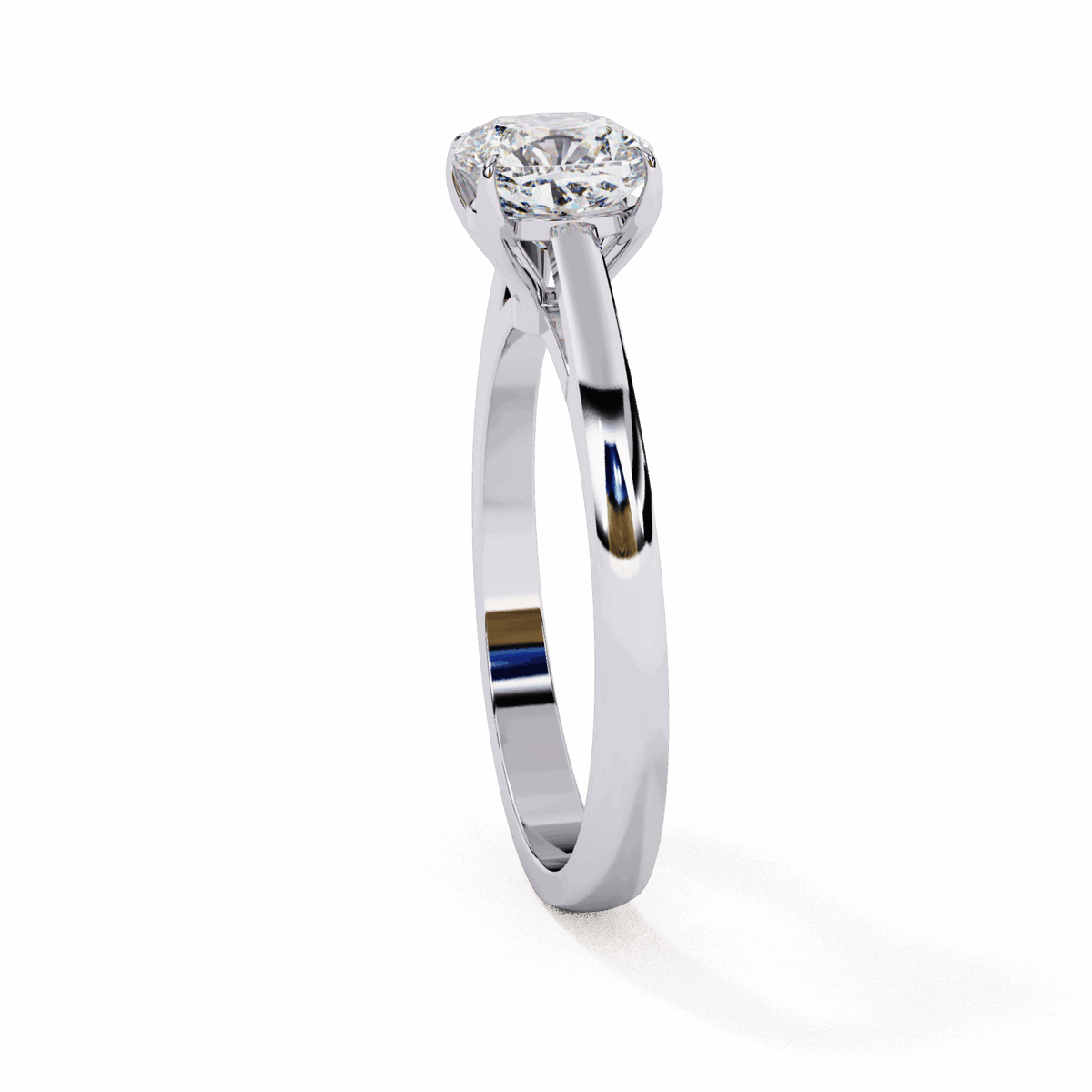 1.5 Carat Cushion Cut Solitaire Ring in Moissanite | House of Estara