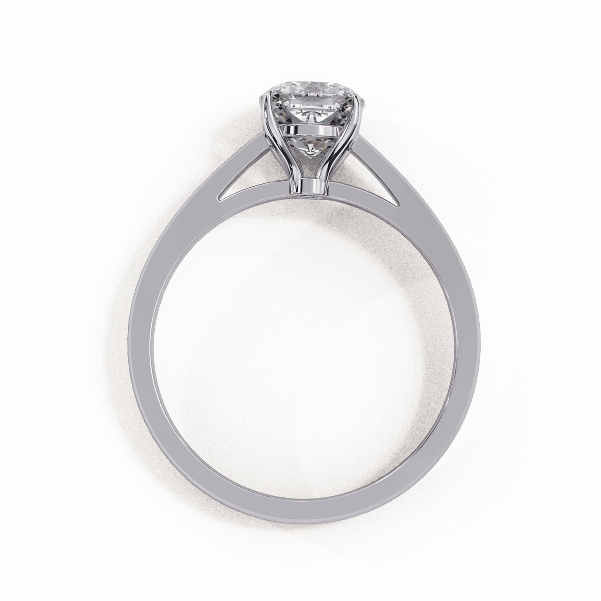 1.5 Carat Cushion Cut Solitaire Ring in Moissanite | House of Estara