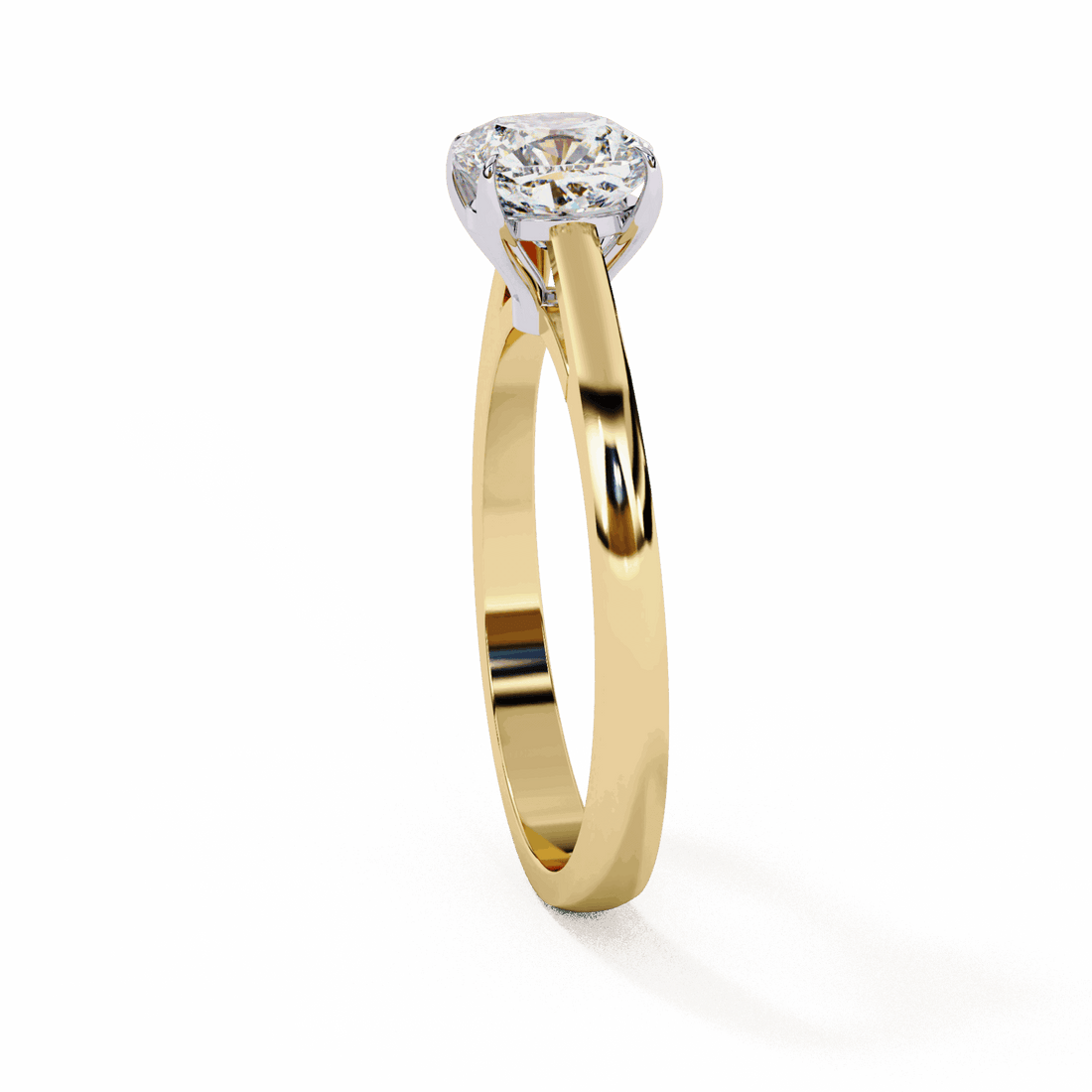 1.5 Carat Cushion Cut Solitaire Ring in Moissanite | House of Estara