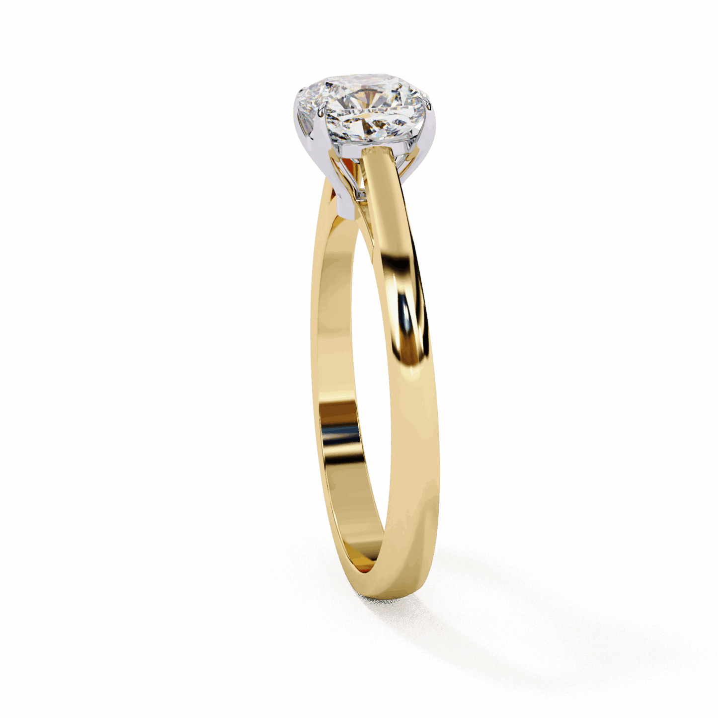 1.5 Carat Cushion Cut Solitaire Ring in Moissanite | House of Estara
