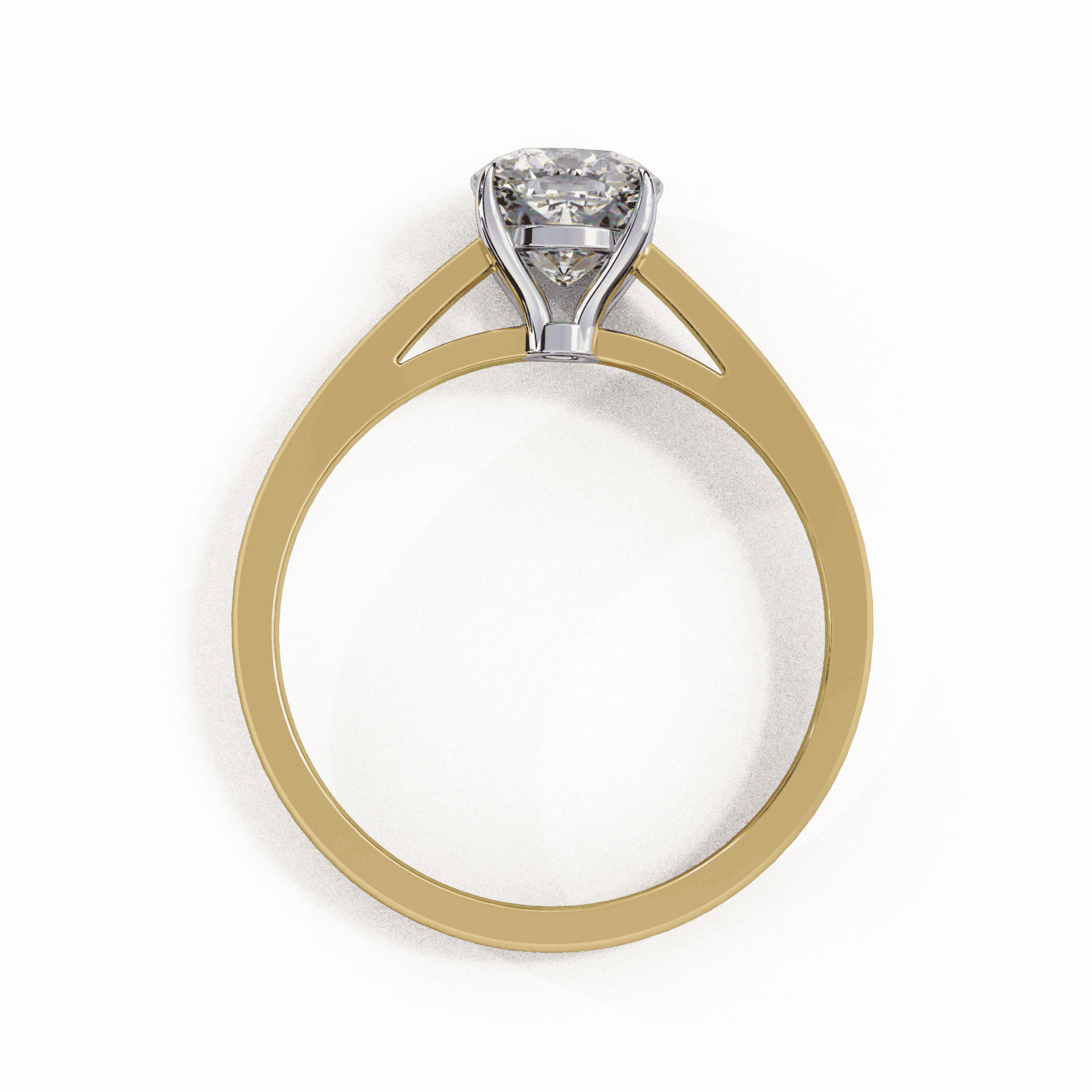 1.5 Carat Cushion Cut Solitaire Ring in Moissanite | House of Estara