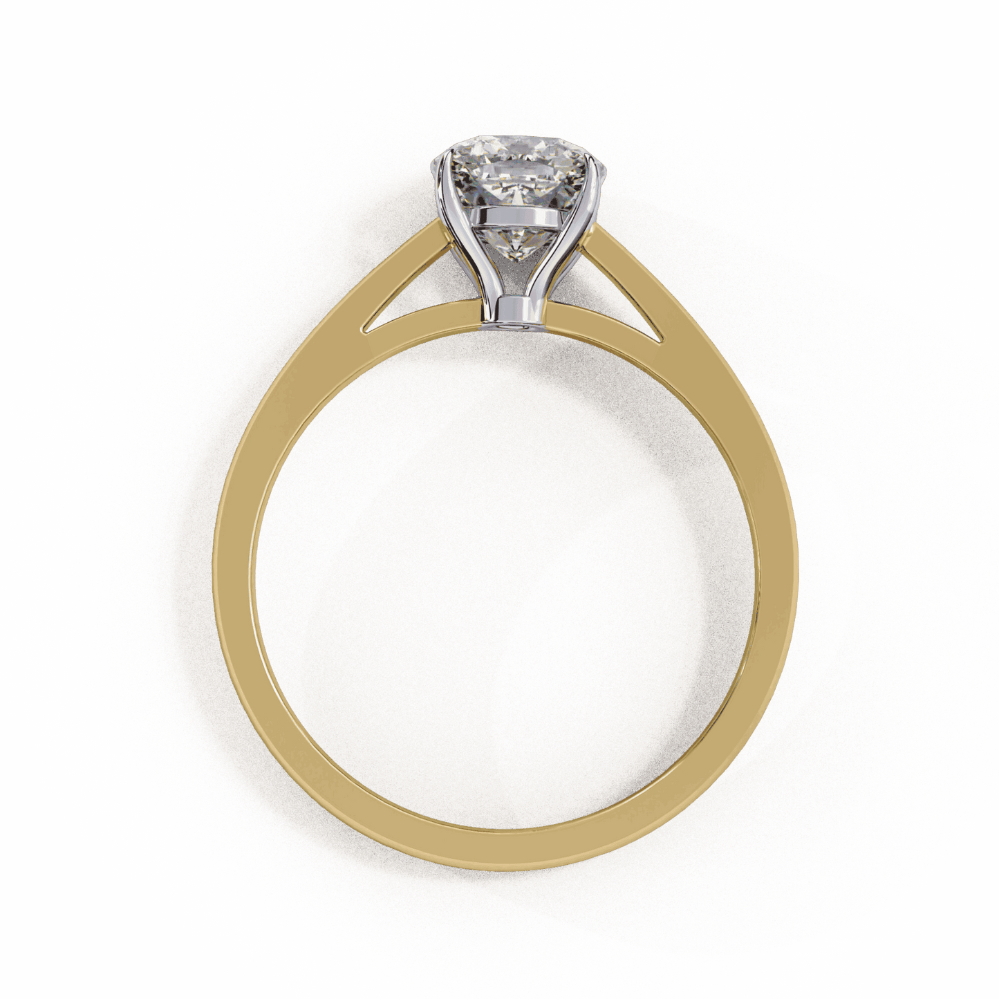 1.5 Carat Cushion Cut Solitaire Ring in Moissanite | House of Estara