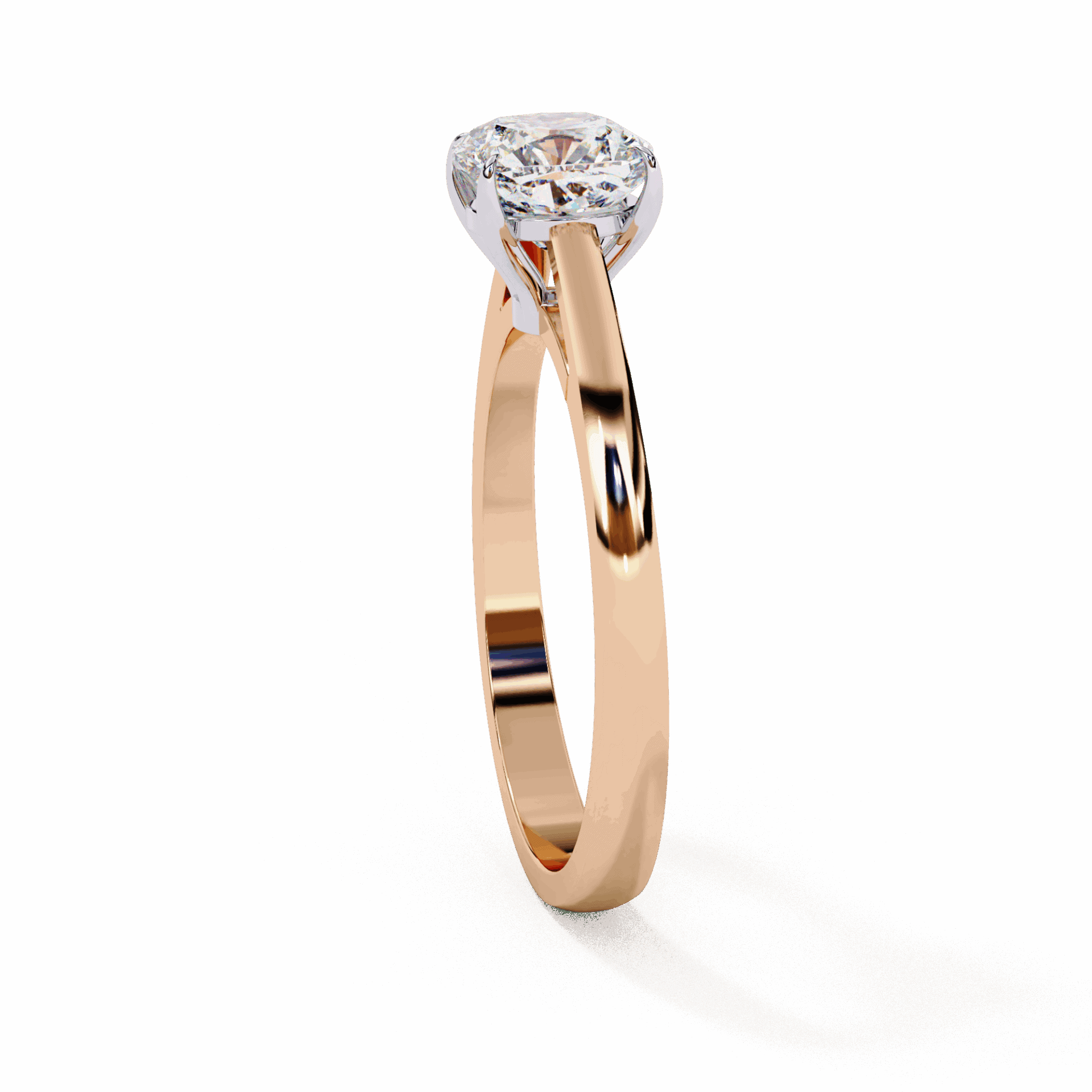 1.5 Carat Cushion Cut Solitaire Ring in Moissanite | House of Estara