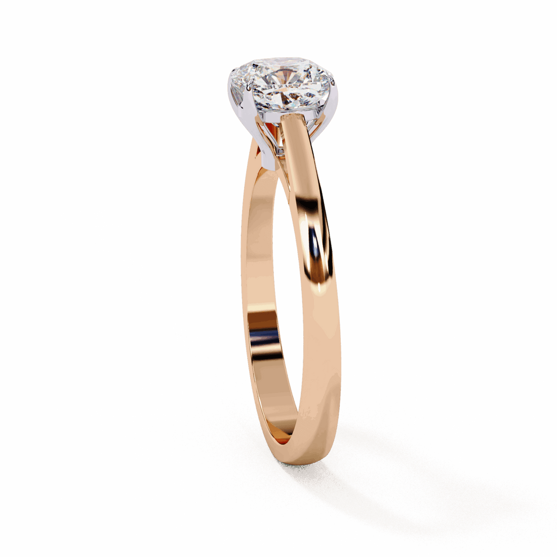 1.5 Carat Cushion Cut Solitaire Ring in Moissanite | House of Estara