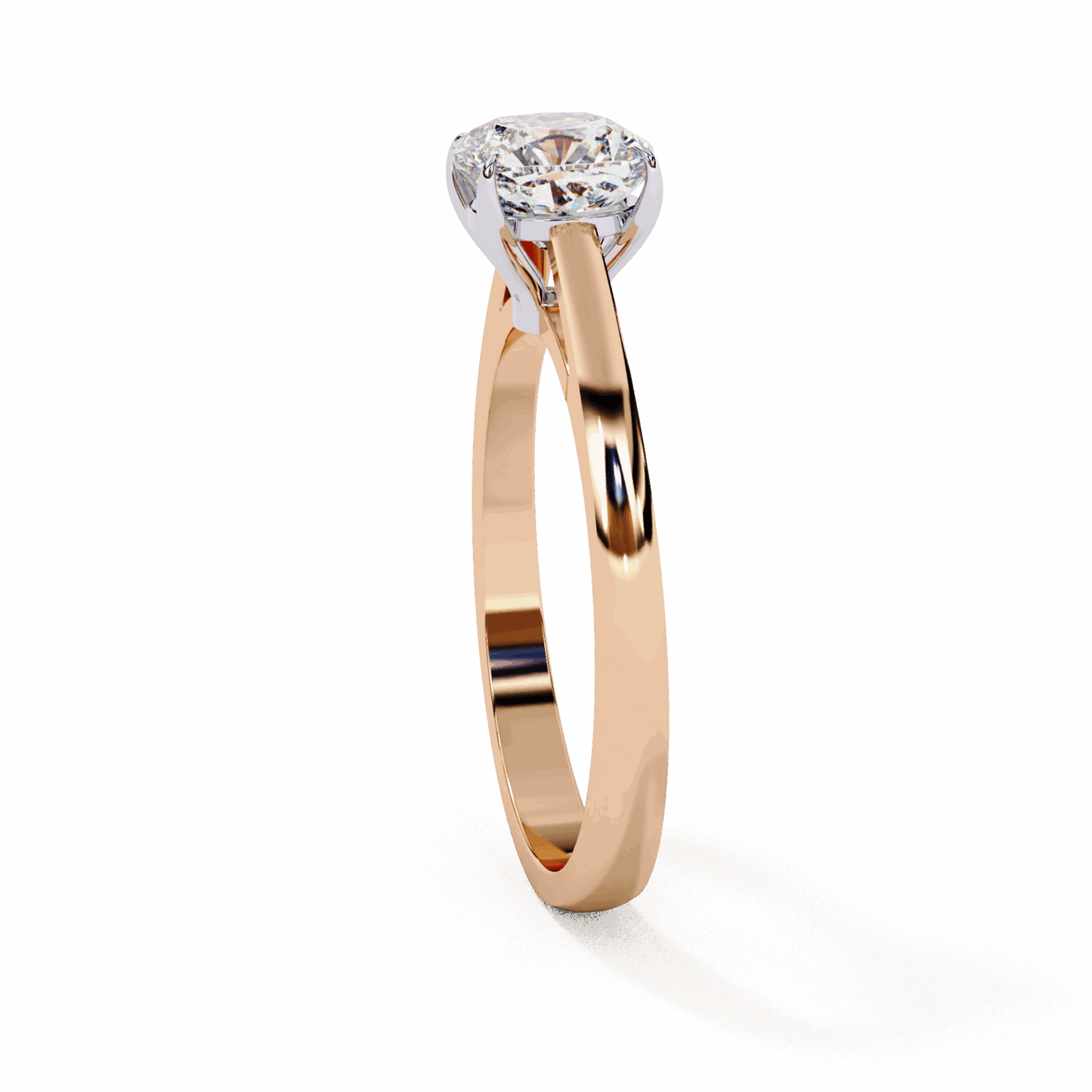1.5 Carat Cushion Cut Solitaire Ring in Moissanite | House of Estara