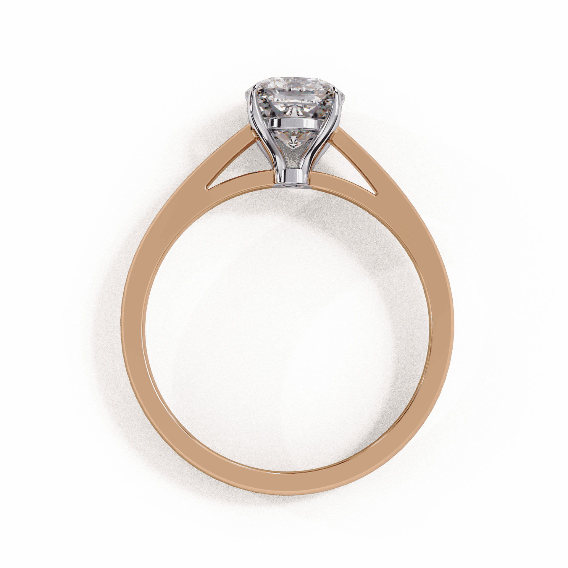 1.5 Carat Cushion Cut Solitaire Ring in Moissanite | House of Estara