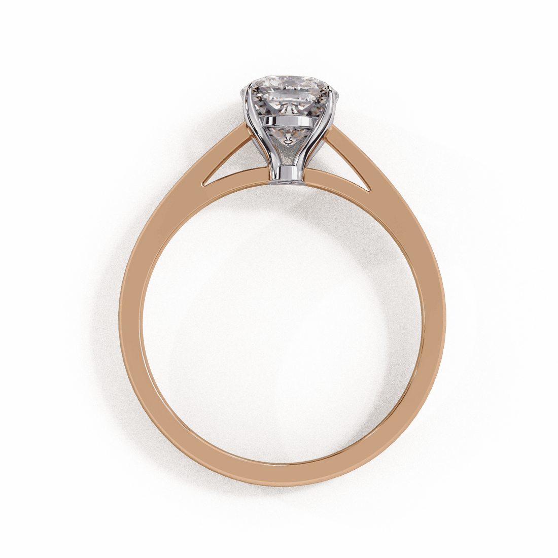 1.5 Carat Cushion Cut Solitaire Ring in Moissanite | House of Estara