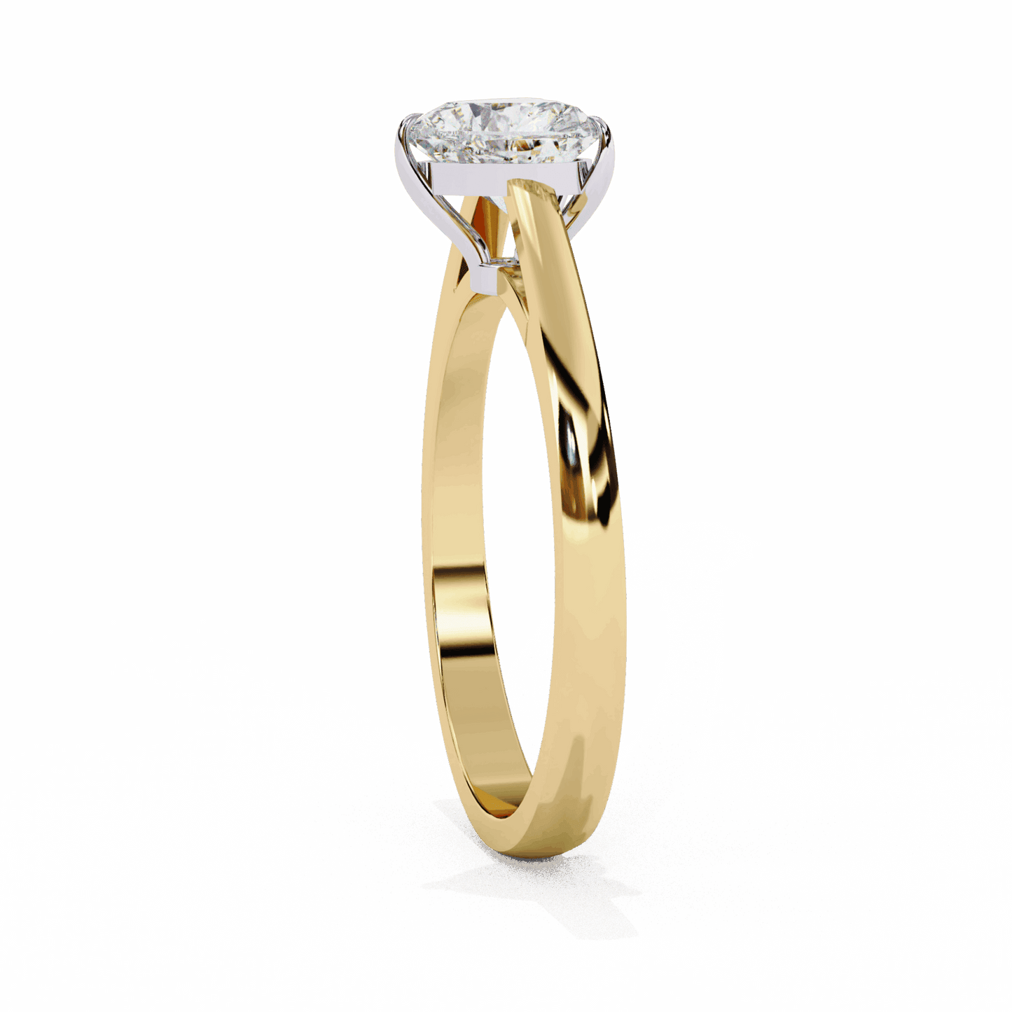 0.75 Carat Heart Cut Solitaire Ring in Moissanite | House of Estara