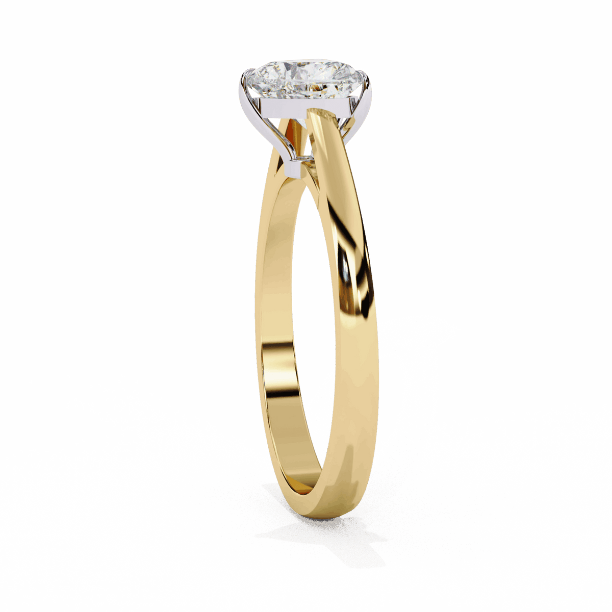 0.75 Carat Heart Cut Solitaire Ring in Moissanite | House of Estara
