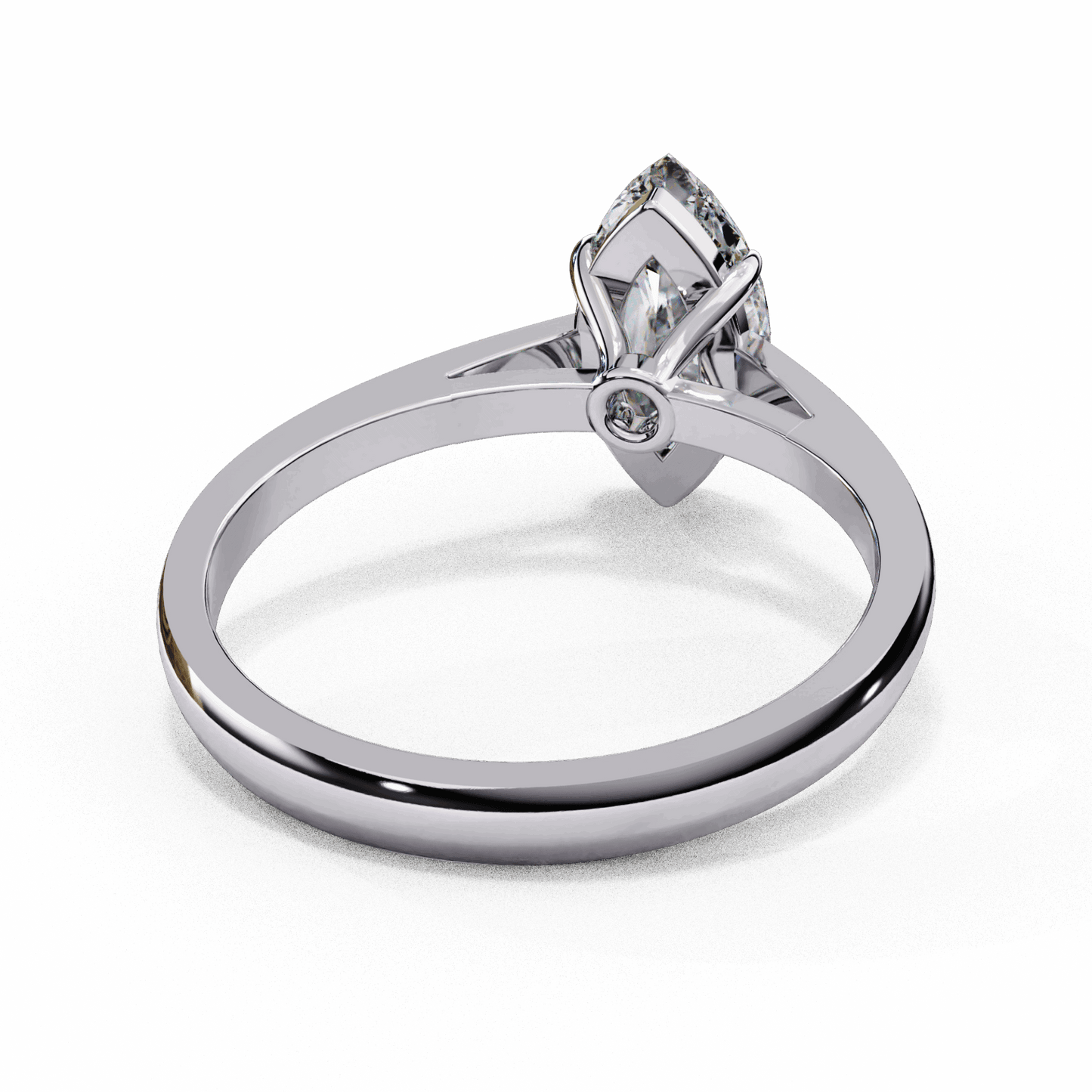 0.75 Carat Marquise Cut Solitaire Ring in Moissanite | House of Estara