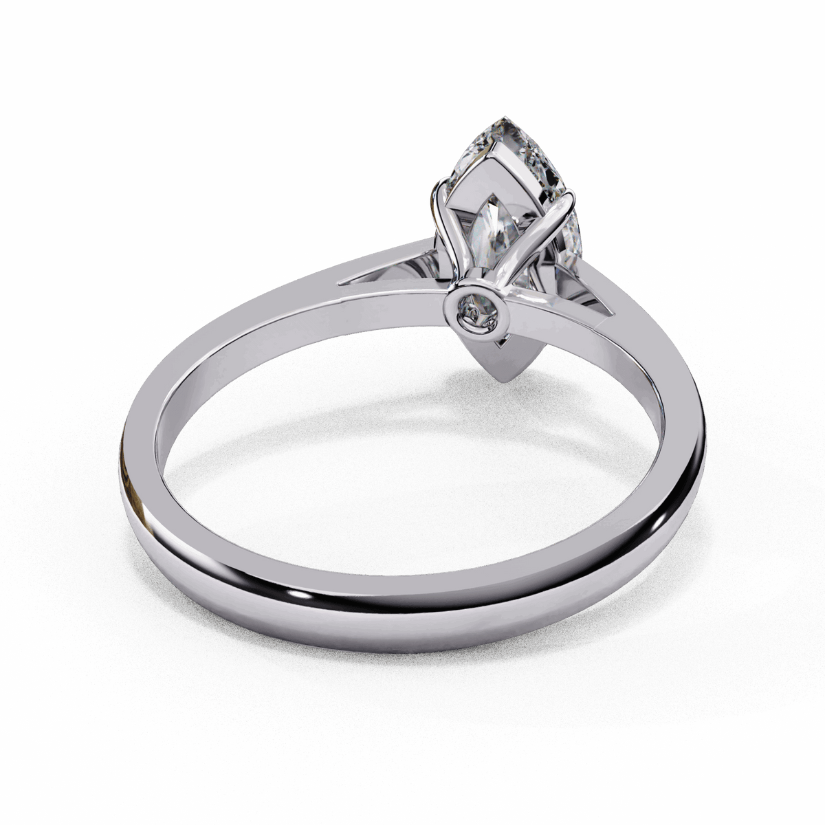 0.75 Carat Marquise Cut Solitaire Ring in Moissanite | House of Estara