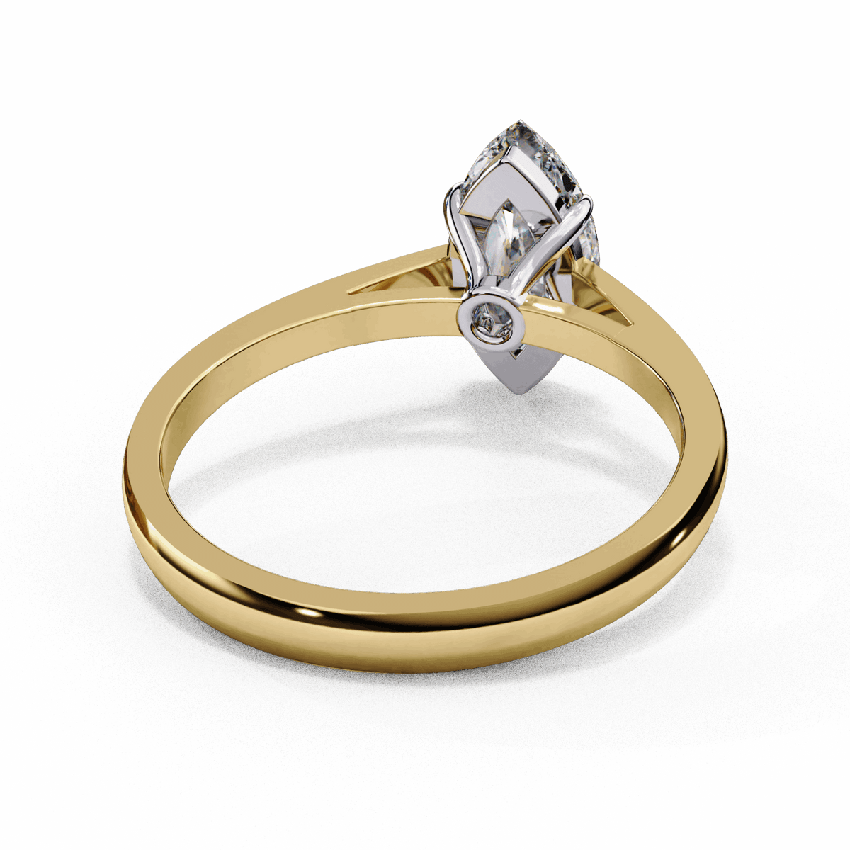 0.75 Carat Marquise Cut Solitaire Ring in Moissanite | House of Estara