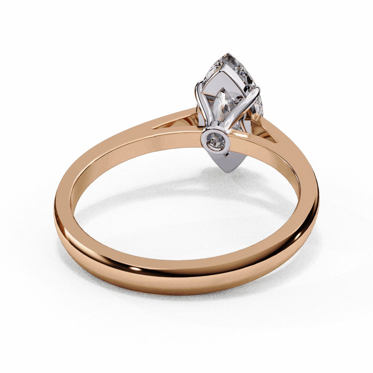 0.75 Carat Marquise Cut Solitaire Ring in Moissanite | House of Estara