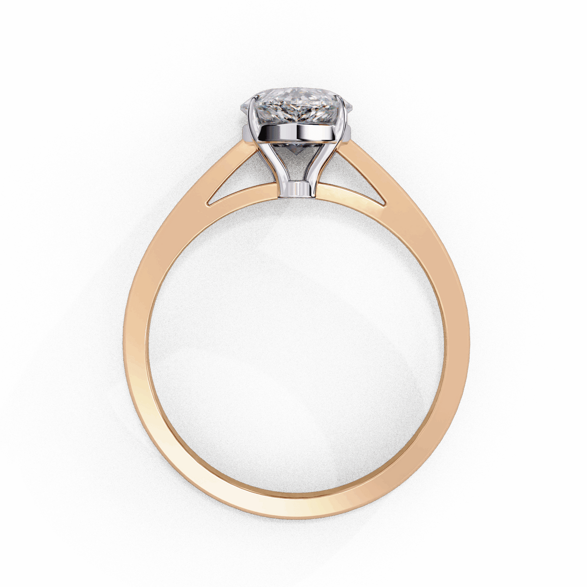 1.25 Carat Pear Cut Solitaire Ring in Moissanite | House of Estara