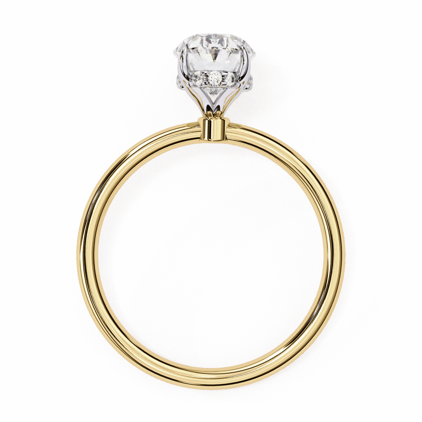 1.25 Carat Oval Eternal Solitaire Wedding Ring in Moissanite | House of Estara