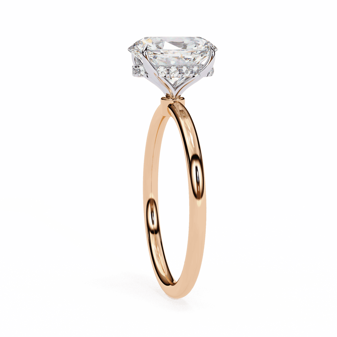 1.25 Carat Oval Eternal Solitaire Wedding Ring in Moissanite | House of Estara